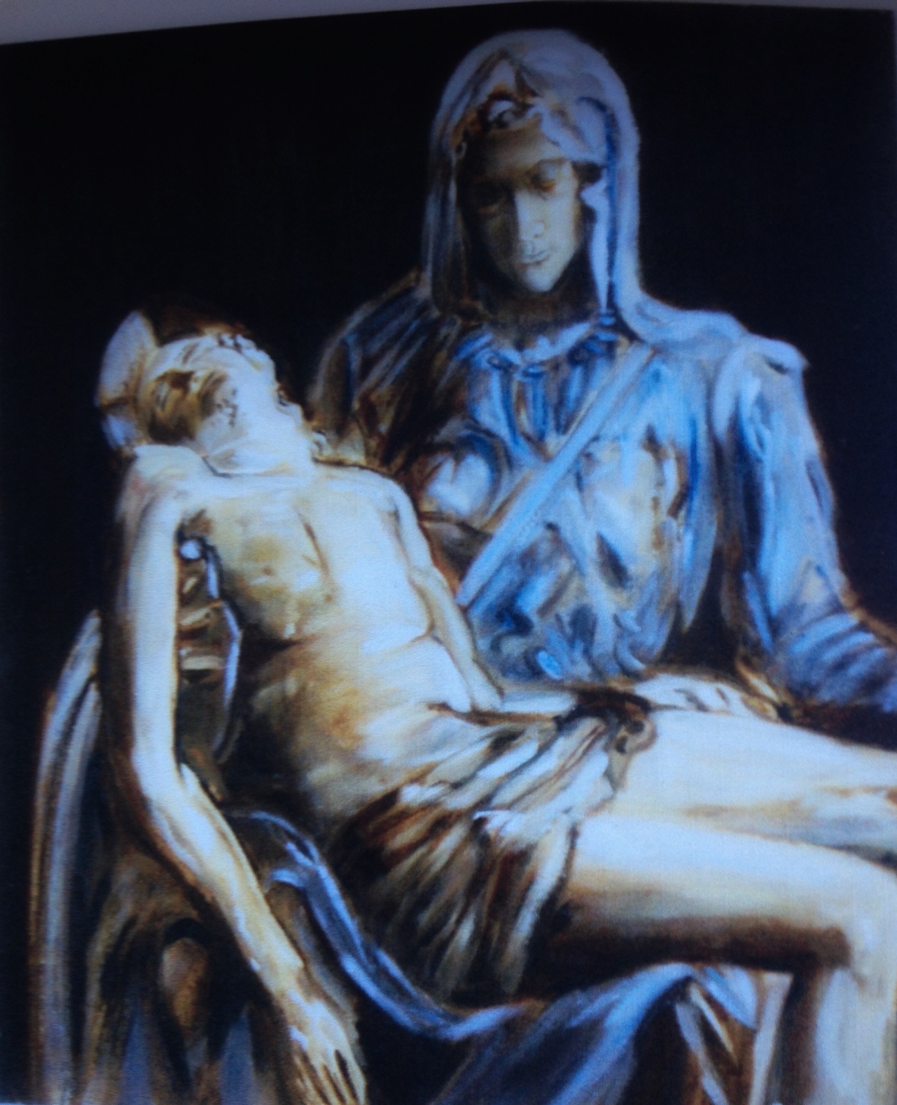 Pietá oilpainting