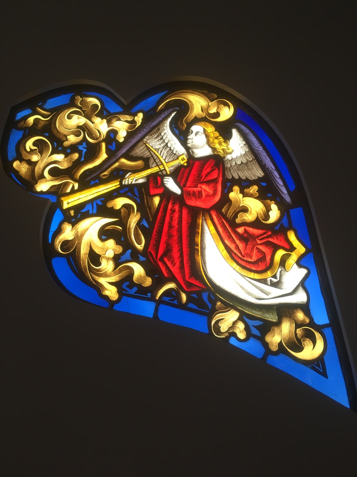 Stained glass Basel historical museum