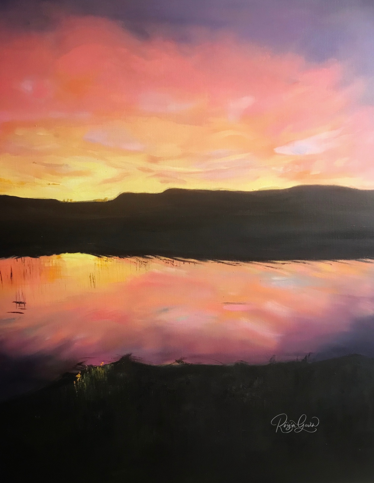 Aughanagh oilpainting