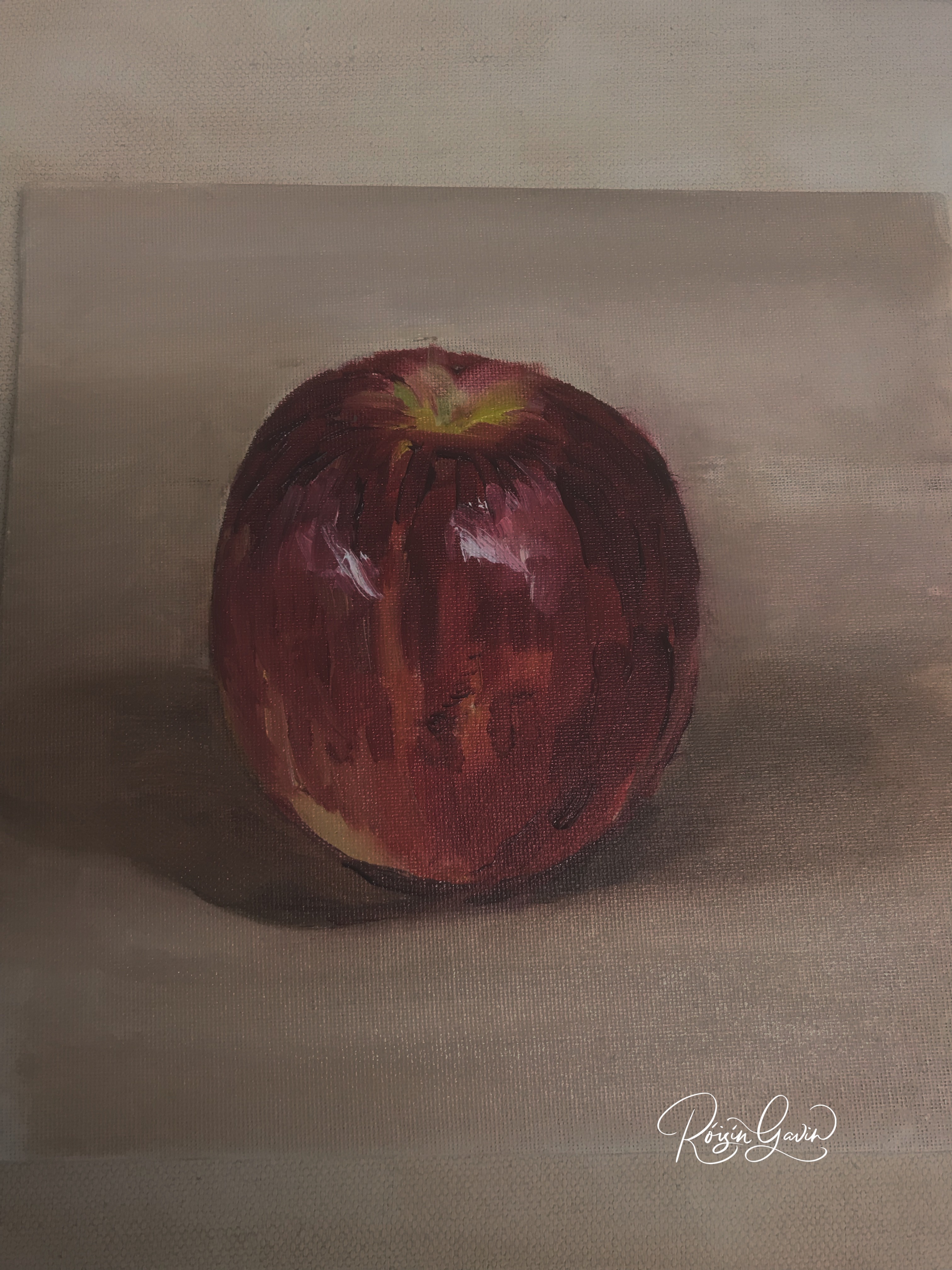 Apple oilpainting print